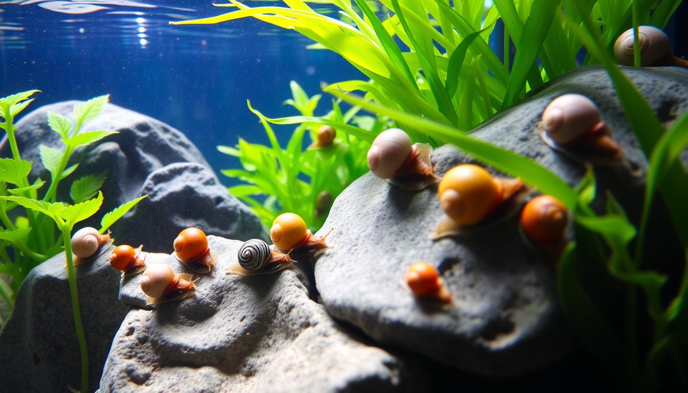 Schnecken im Aquarium: Ursachen und Lösungen